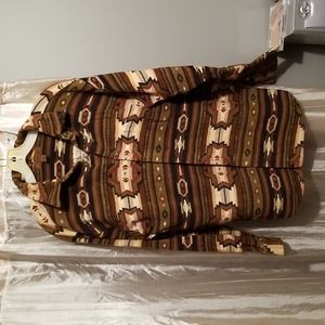 Vintage Morgan Creek Outfitters Cotton Flannel, brown size M